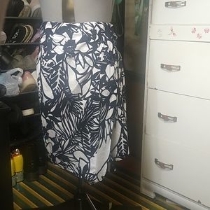 Floral Wrap Skirt